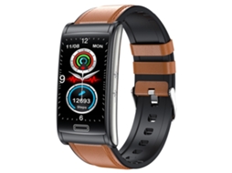 Smartwach E600 Bluetooth-Até 7 Dias de Autonomia-Castanho