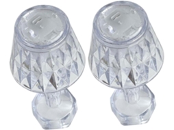 Luminária De Mesa Led 2 Peças, Luz Noturna Cabeceira, Decorativa Para
