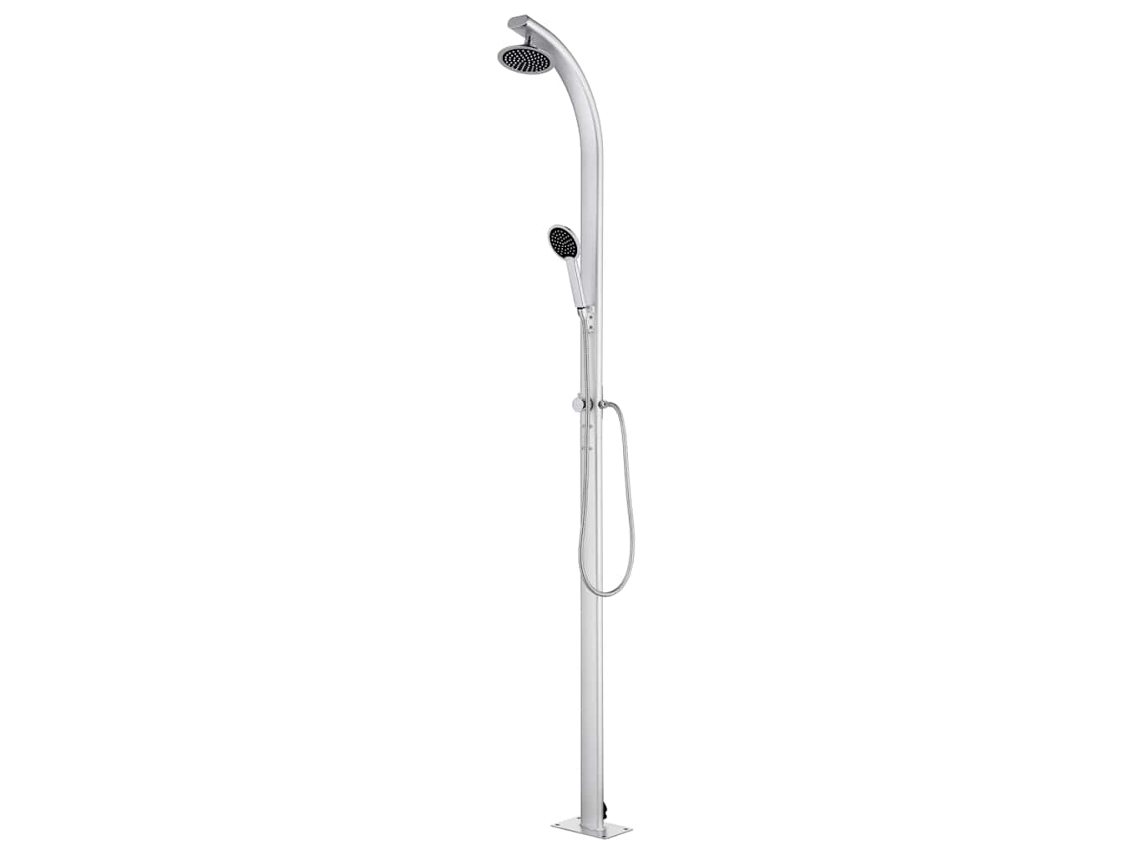 Vidaxl Chuveiro De Jardim 215 Cm Alumínio