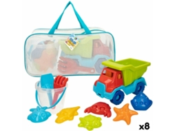 Conjunto De Brinquedos De Praia Colorbaby Em Polipropileno (8 Unidades)