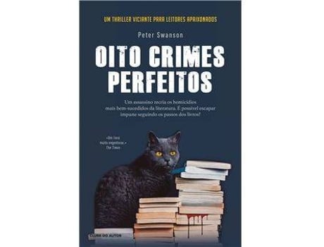 Livro Oito Crimes Perfeitos de Peter Swanson (Português)