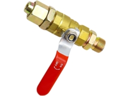 Válvula De Corte Para Compressor De Ar, Conexão De Válvula De Esfera De Latão
