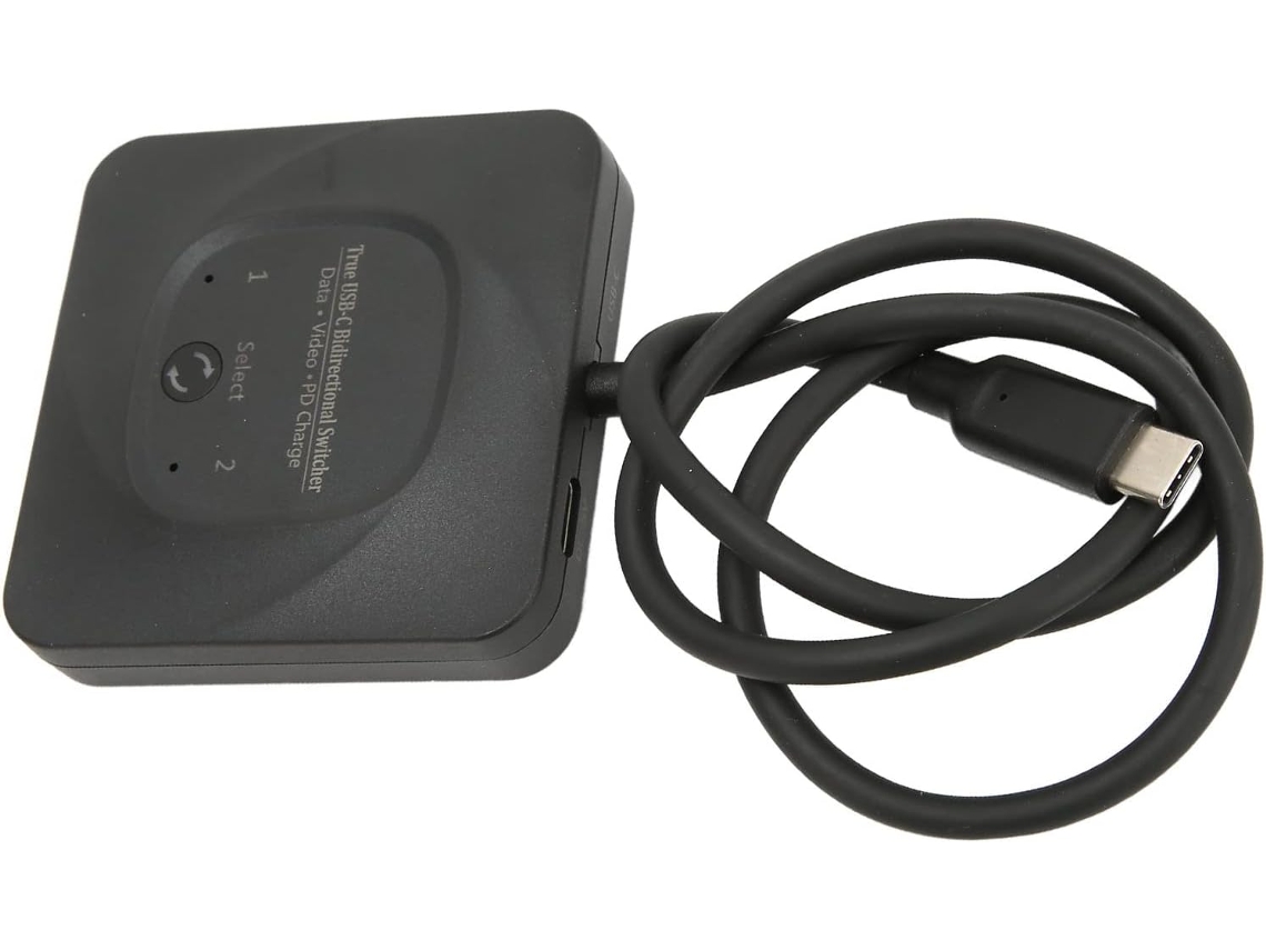 Switch Usb-c Tipo 2 8k, 1 Unidade, 10 Gbps