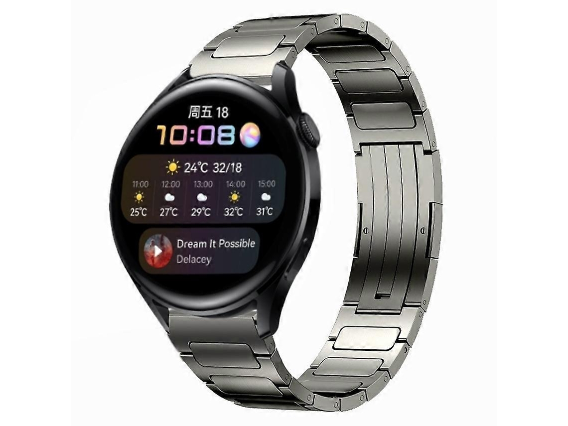 Pulseira De Relógio Em Liga De Titânio Com Formato Em I De 22 Mm