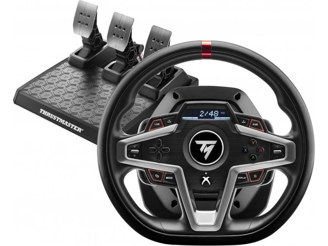 Volante + Pedales THRUSTMASTER T248 (Outlet Caixa Aberta - Xbox | Pc - Negro)