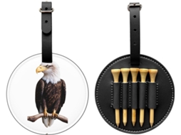 Bolsa para Guardar Tees de Golfe Sea Eagle, Preta Fácil de Transportar e Mais Eficiente para Jogar Golfe.