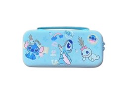 Capa Fofa Para Nintendo Switch Oled, Capa Rígida Portátil Kawaii Para Viagem Com 12 Compartimentos Para Cartões De Jogo, Proteção Interna (azul)