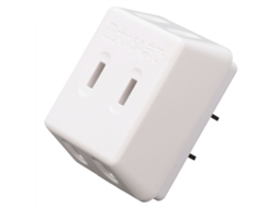 Adaptador De Tomada De Duas Para Três Prongs Laxiscreed Até 1500w Para Conversão 1 Para 3