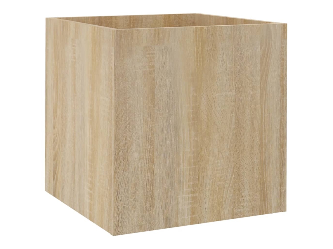 Planter Box, Planter Boxes Vidaxl Marrom Madeira Processada (n/a)