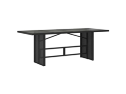 Garden Table, Garden Tables Vidaxl Preto Rattan / Vime (n/a)
