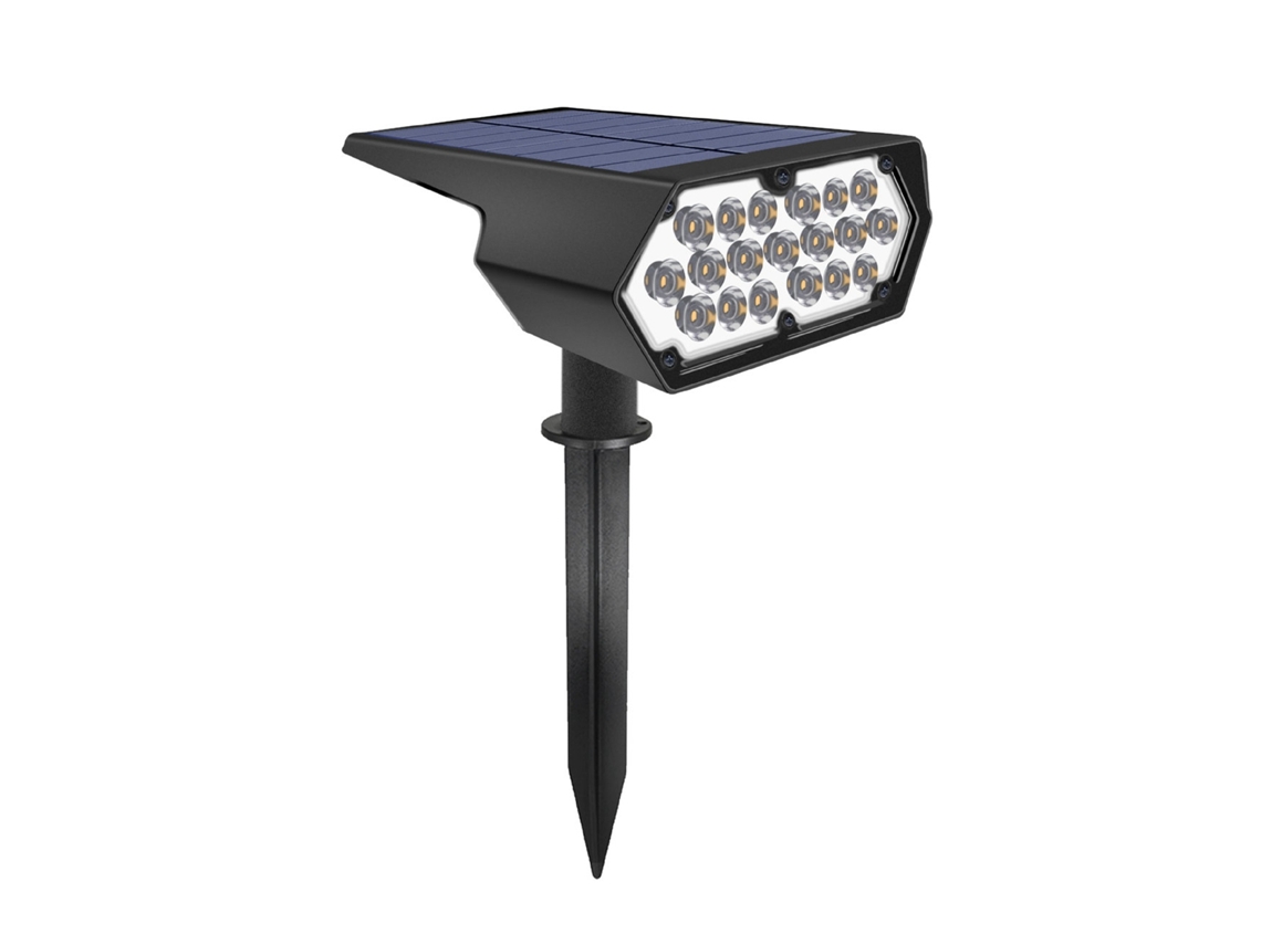 Lâmpada de Parede Solar IP65 Resistente ao Clima