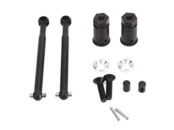 Mali eixo de Transmissão Dianteiro Cvd de Aço 54mm para Axial Yeti Jr 1/18 Peça de Reposição Rc Preto