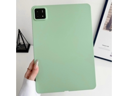 Capa para tablet Xiaomi Pad 6s Pro 12.4 com TPU macio ao toque verde Matcha Hengrongshen