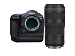 Eos R3 + Rf 100 400mm F/5.6 8 Is Usm Máquina Fotográfica Profissional + Ebook “20 Dicas para Fotos Que Impressionam” CANON