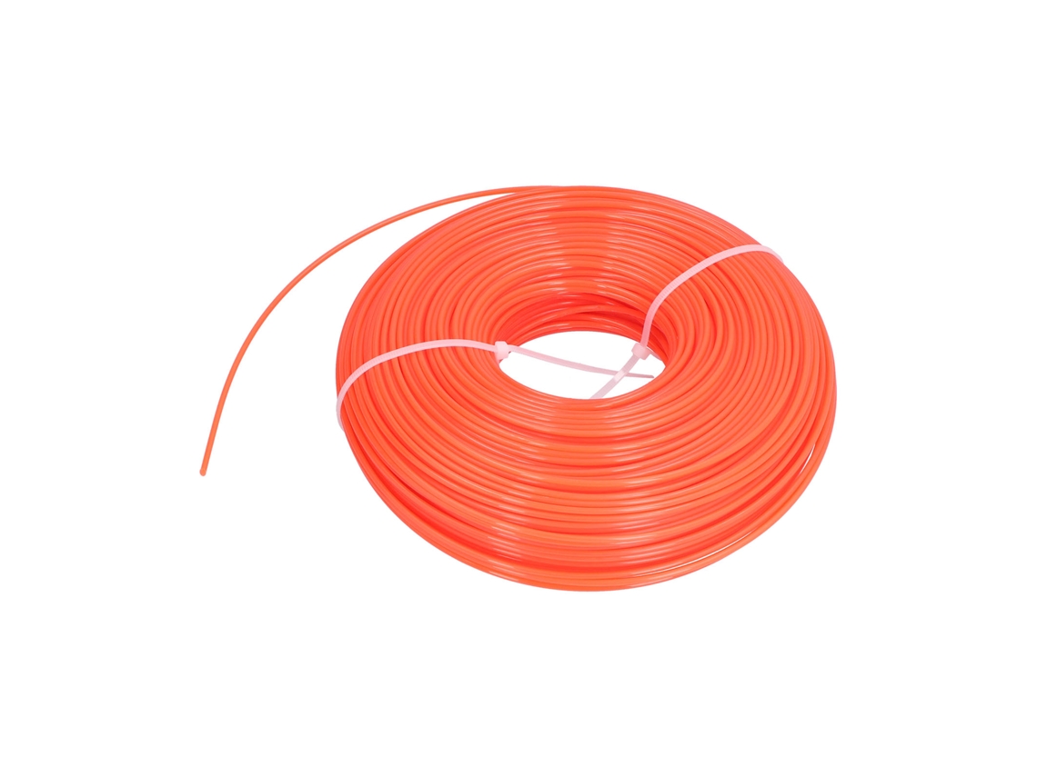 Cortador de grama PRIMEROX Fio com fio de nylon redondo de 2,4 mm e 120 m para jardim | S/BRAND