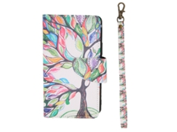 Bolsa com Zíper Pintada para iPhone 12 Pro EOOCOO com padrão de árvore