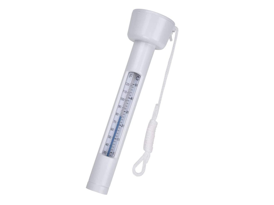 Termômetro Flutuante AQUAFORGE com Cordão, Resistente a Impactos, Formato Peixe para Medir Temperatura da Água em Piscinas, Spas