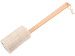 Escova De Banho Esfoliante Cabo Longo Packove, Esponja De Banho Confortável, Bastão De Bucha Para Limpeza Corporal