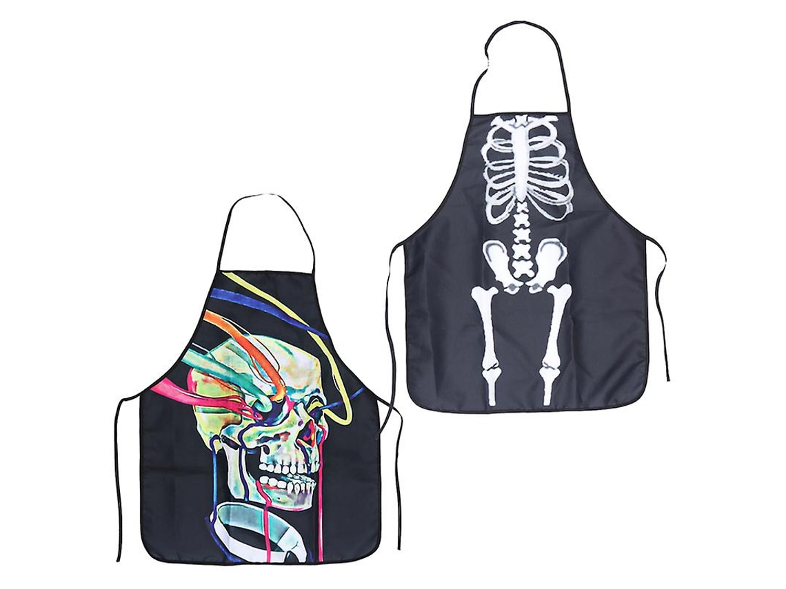 2 Peças De Avental Engraçado Para Decorações De Halloween