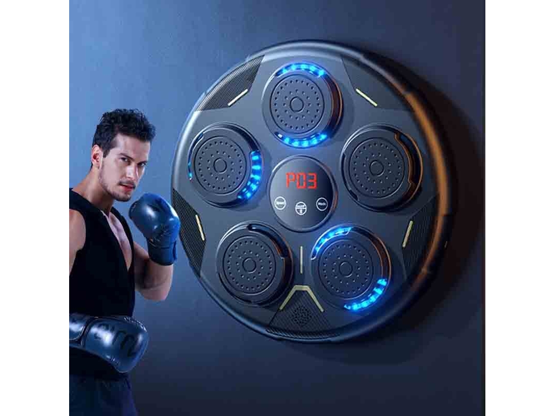Kaload Aparelho Treino Boxe Preto Bluetooth Almofadas Soco Eletrônicas Saco Areia Inteligente Parede Crianças Adultos Presente Natal