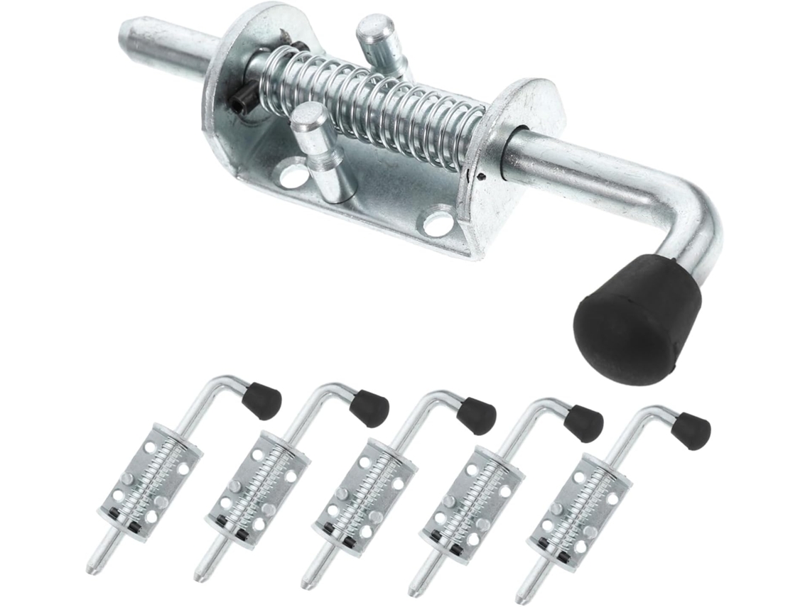Conjunto De 6 Fechos Mola Artibetter Em Aço Inox Para Dobradiças, Para Portas De Armários E Reboques Fácil