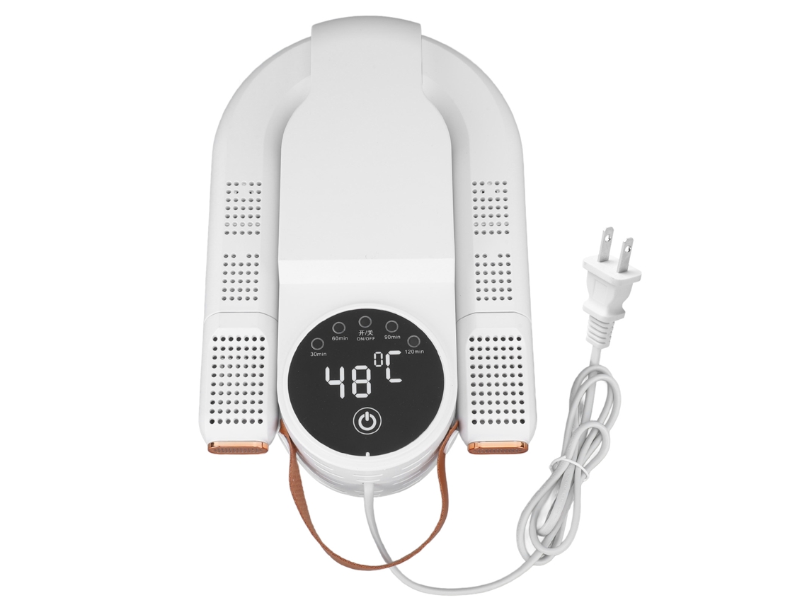 Secador de Botas Elétrico com Timer Plegável Controle Táctil Circulação de Ar Quente 360° 110v | S/MARCA