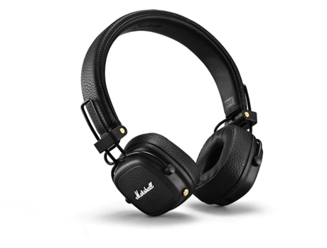 Auscultadores Bluetooth MARSHALL Major III Bluetooth em Preto — 20-20.000 Hz | 32 ohms | 97 dB