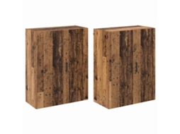 Armário de parede 2 peças Madeira Antigo 69,5x34x90 cm MAISON EXCLUSIVE