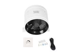 Ventilador de Poeira Triângulo Açougue 10 Polegadas 1065 Cfm Controle Velocidade Ac