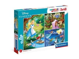 Clementoni Quebra Cabeça Disney Classic 3X48 Peças