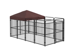 Parque de Metal com Cobertura E-TOWN 282x141x160,5cm