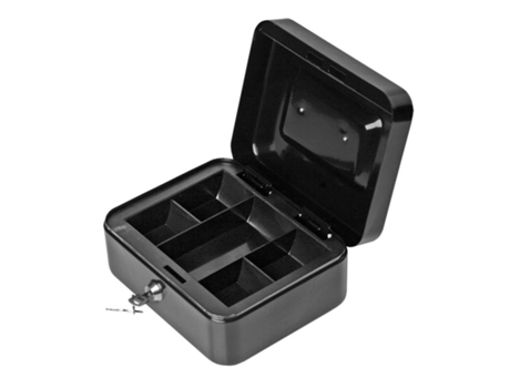 Cofre FOROFIS Metal 20X16X9Cm Preto 91622
