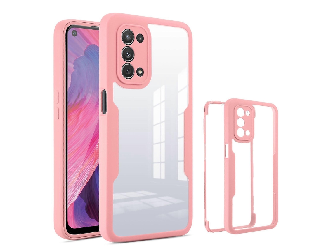 Capa De Acrílico Tpu Com Cobertura Total De 360 Graus Para Oppo A74 5g