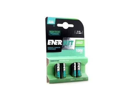 Bateria Recarregável Enerhit Hr03 1000mah Blister 4 Unidades