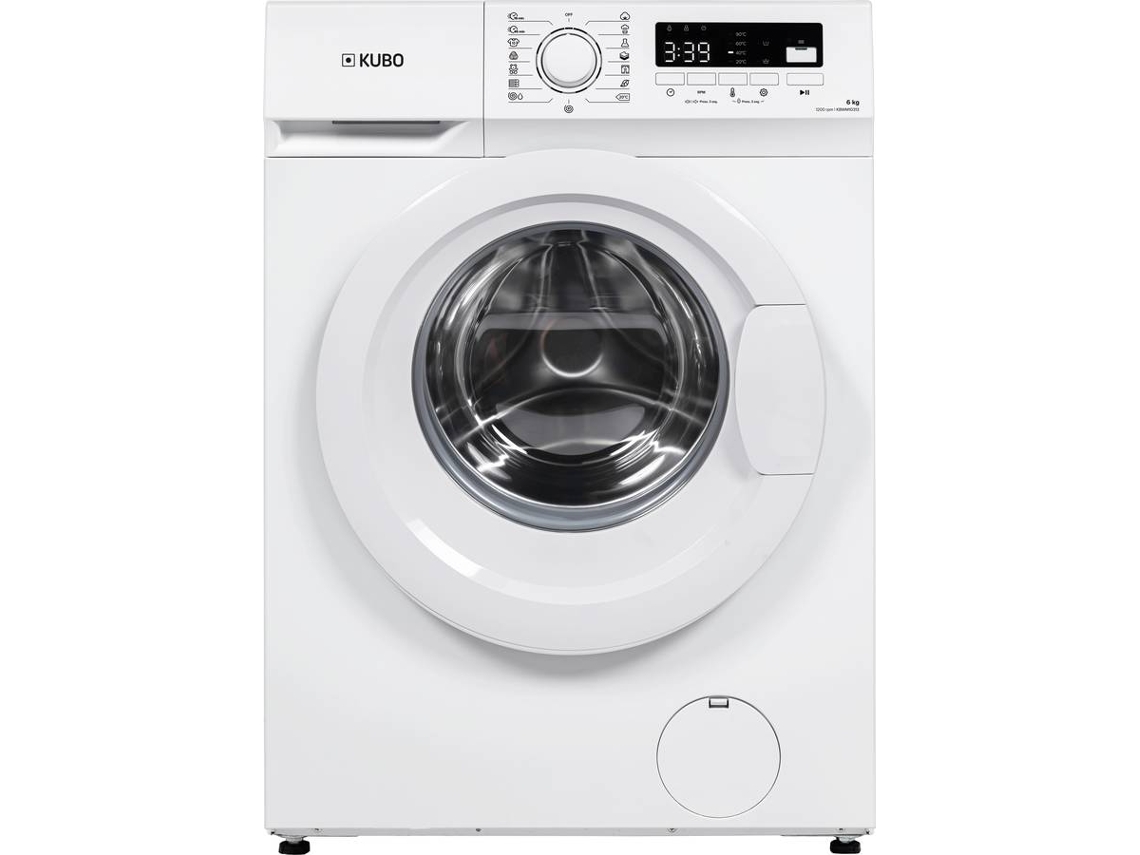 Máquina de Lavar Roupa KUBO KBWM10313 (6 kg - 1200 RPM - Branco)
