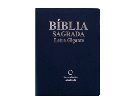 Livro Biblia Naa Gigante Com Referencias Luxo Rygu Azul De Diversos (português Do Brasil)