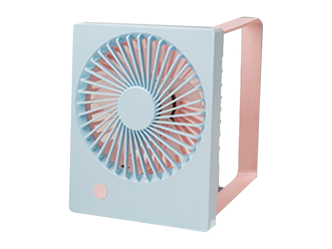 Ventilador de Mesa Primerox USB Silencioso, Recarregável, Pequeno, Dobrável para Home, Escritório, Exterior