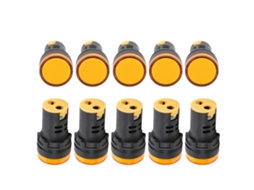 Luz Indicadora Led Amarela 24v Brilhante