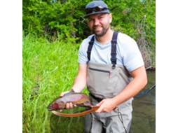 Rede de Pesca com Cordão Elástico para Fly Fishing