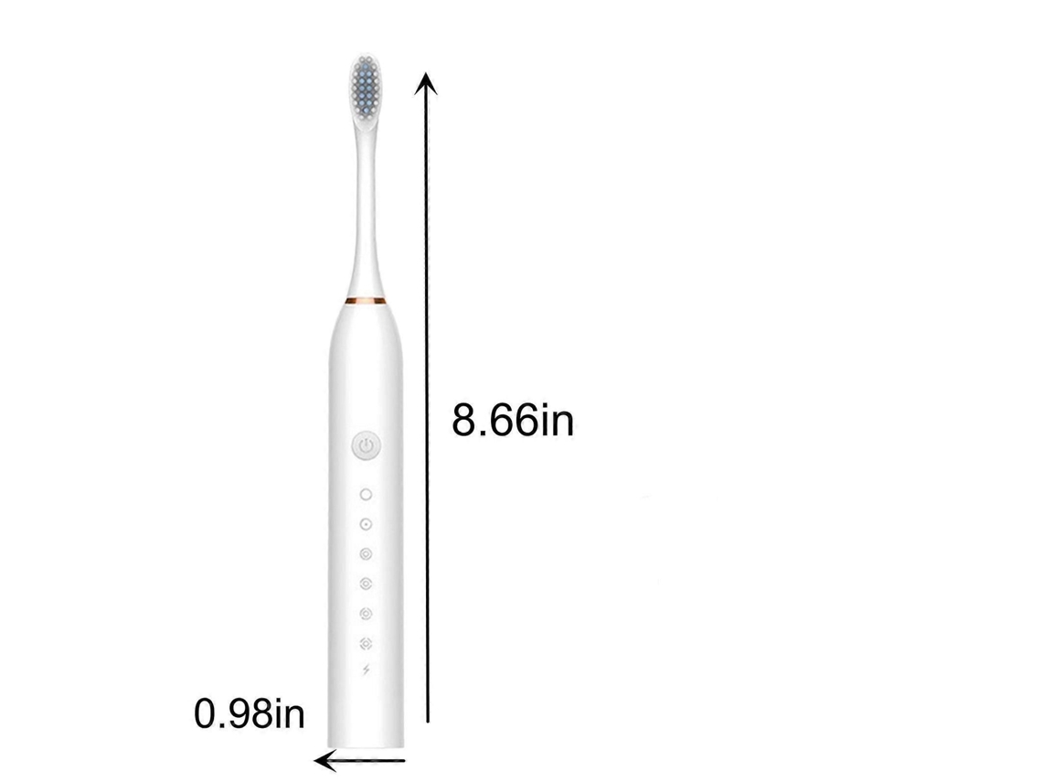 Escovas De Dentes Elétricas, Silenciosas, Portáteis, Com Temporizador Inteligente, Classificação Ipx7 De Resistência À Água E Vibração.