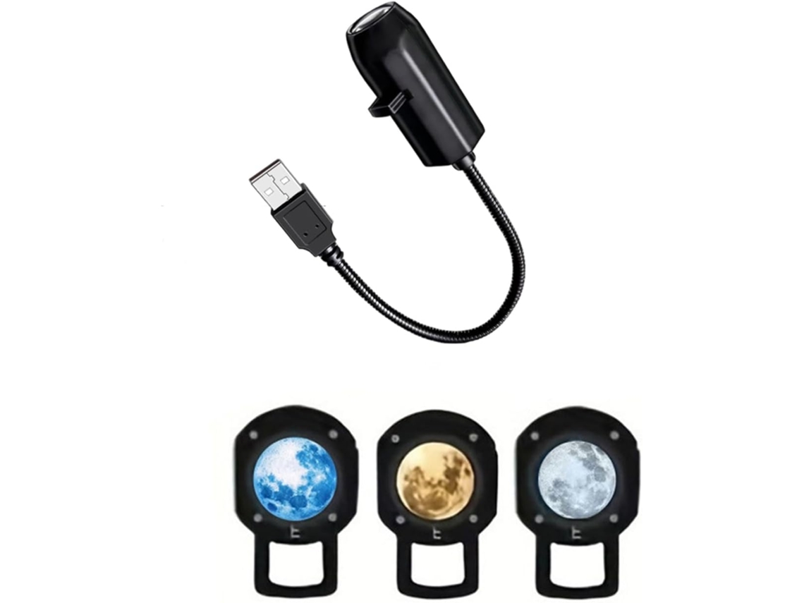 Projetor De Atmosferas Led Com Rotação 360 Graus, Planetas Para