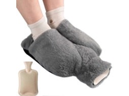 Aquecedor De Pés, Bolsa Água Quente Para Os Pés Com Capa Pelúcia Macia Removível E Lavável, So La Antiderrapante Duráve