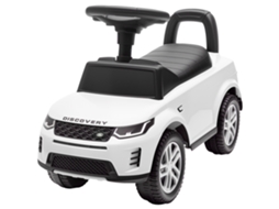 Carro Andador Para Crianças Com Licença De Land Rover Com Armazenamento Buzina Sons De Motor 65,5x28x42 Cm Branco