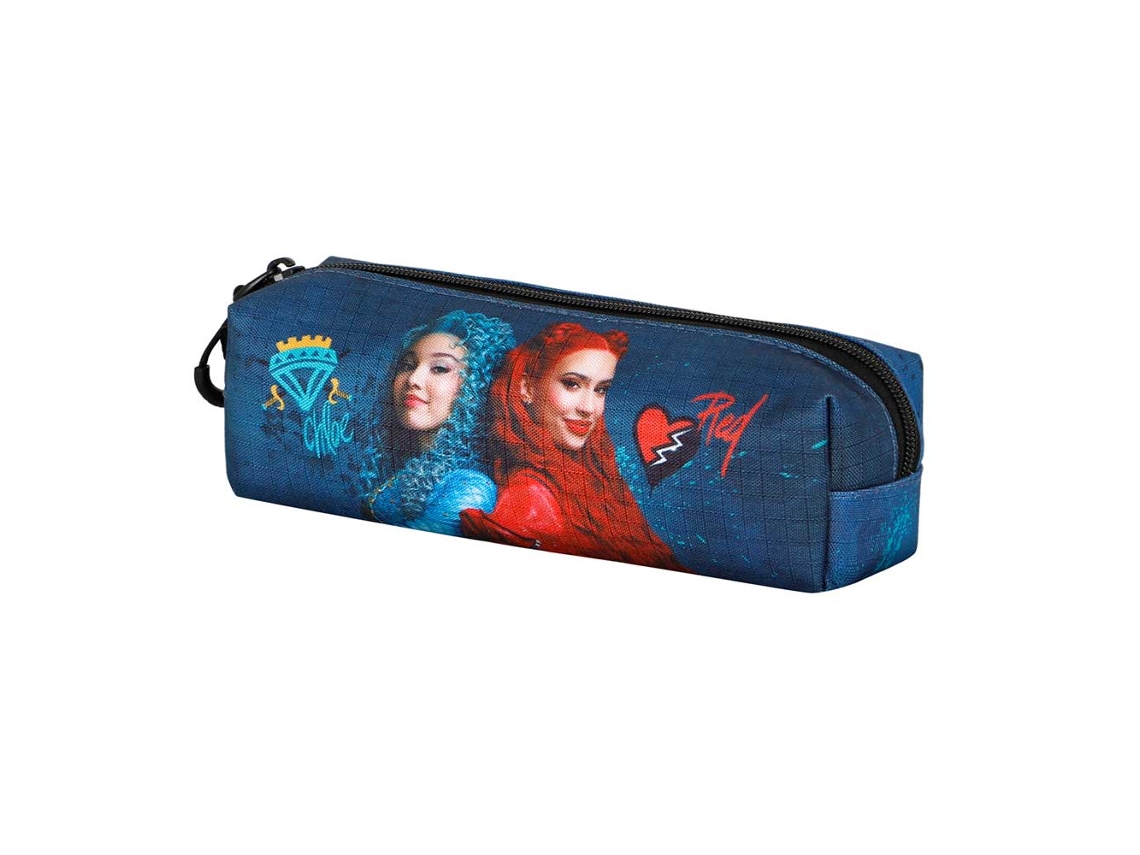 Disney Os Descendentes Wickedly Estojo Cuadrado Fan 2.2 Multicolorido KARACTERMANIA