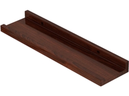 Prateleira De Madeira Para Banheiro, Fixada Na Parede, Com Suporte Para Livros E Objetos De Decoração, Ideal Para Sala