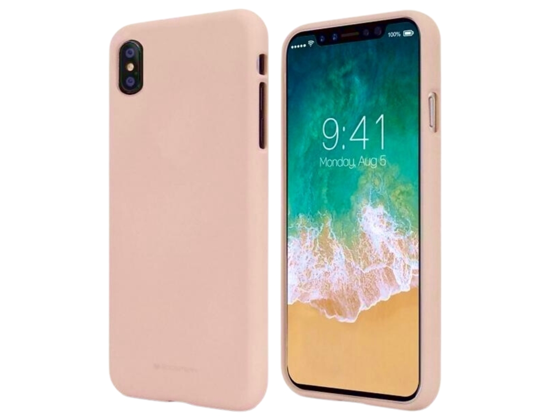 Capa Macia De Mercúrio Para Huawei Mate 20 Pro Com Proteção Rosa-areia