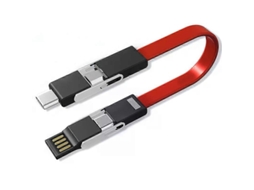 Cabo De Carregamento Para Celular 4 Em 1, Otg, Magnético, Para Android E Ios, Tipo C, Com 8 Pinos. Nostalgia88
