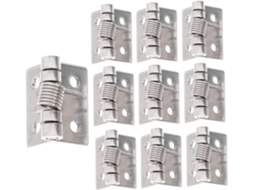 Conjunto De 10 Dobradiças Mola Em Aço Inoxidável, Pequenas Com