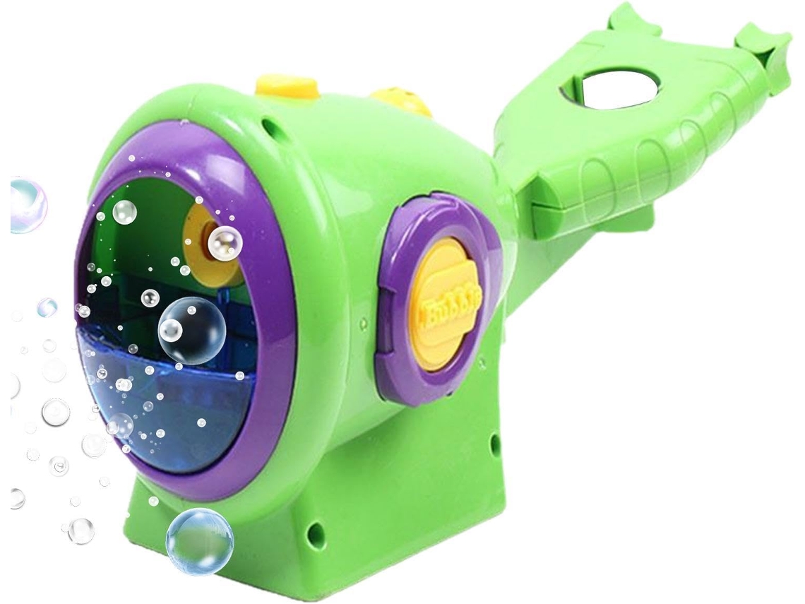 Máquina De Bolhas Automática Com Luzes Externas