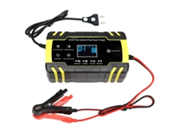 Carregador De Bateria Com Cooler Identificação Automática Display Lcd Digital Inteligente Rápido E Potente